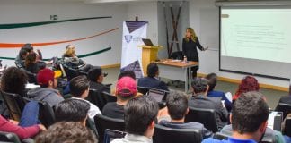 Reciben alumnos de la Universidad de las Américas Puebla Cátedra Académica en Probidad Administrativa Federal