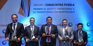 Segunda tirada del Premio UDLAP-CANACINTRA Puebla reconoce a empresas con altos estándares de calidad, innovación y responsabilidad social
