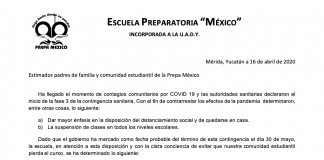 COMUNICADO 16 DE ABRIL