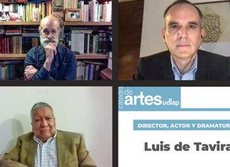 La Cátedra de Artes UDLAP recibe al director de cuadro Luis de Tavira La Cátedra de Artes UDLAP recibe al director de cuadro Luis de Tavira