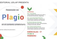 UDLAP presenta tomo sobre la prevención de plagio en el ámbito universitario