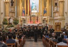 Coro de Cámara de la UDLAP ofrece concierto en el ámbito de los 500 primaveras de la arribada de los franciscanos