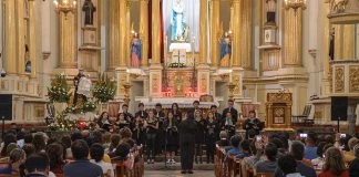 Coro de Cámara de la UDLAP ofrece concierto en el ámbito de los 500 primaveras de la arribada de los franciscanos