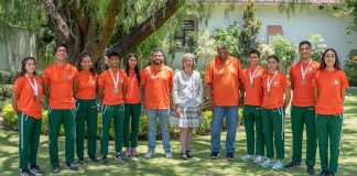 Aztecas de atletismo de la UDLAP presentan sus 7 medallas obtenidas en la Universiada Franquista 