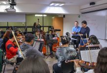 Estudiantes de Música de la UDLAP son capacitados por el director de banda Emmanuel Siffert