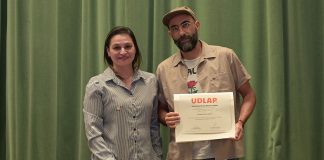 El director de cine Fernando Frías de la Parra reconocimiento a la UDLAP