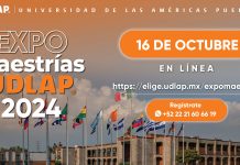 Este 16 y 17 de octubre Expo Maestrías UDLAP 2024 te calma