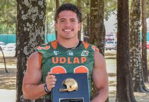 Mexica UDLAP se coloca el casco de oro como líder en puntos anotados en la temporada pasada de la ONEFA